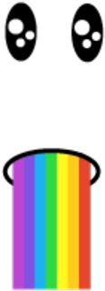 Download Rainbow Barf Roblox Rainbow Barf Face Png Image With No