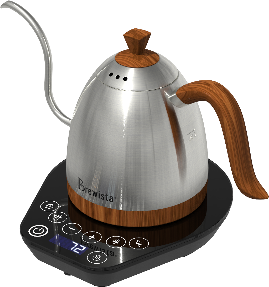 Brewista Artisan 600ml Gooseneck Variable Temperature - Brewista Artisan 600ml (1143x1257), Png Download