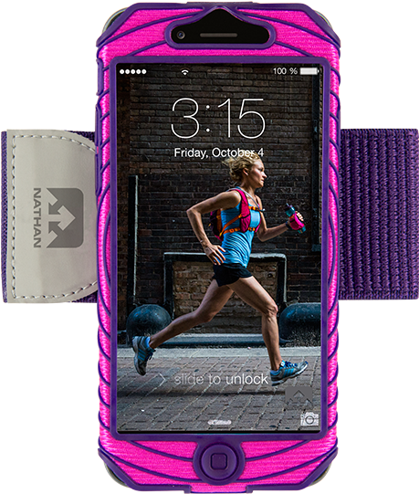 Nathan Sonic Boom Iphone 6 Running Armband (768x708), Png Download