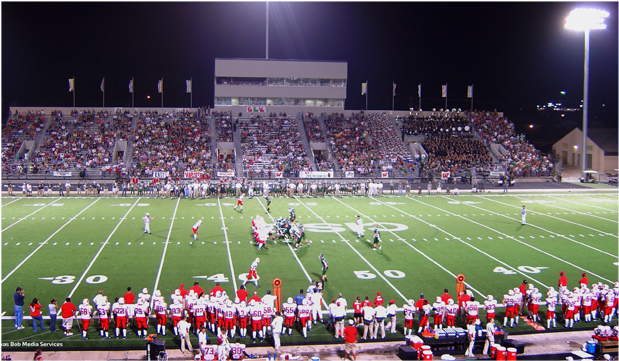 The Stadium's Artificial Turf And Competition Track - Tucker High School Football Field (680x400), Png Download