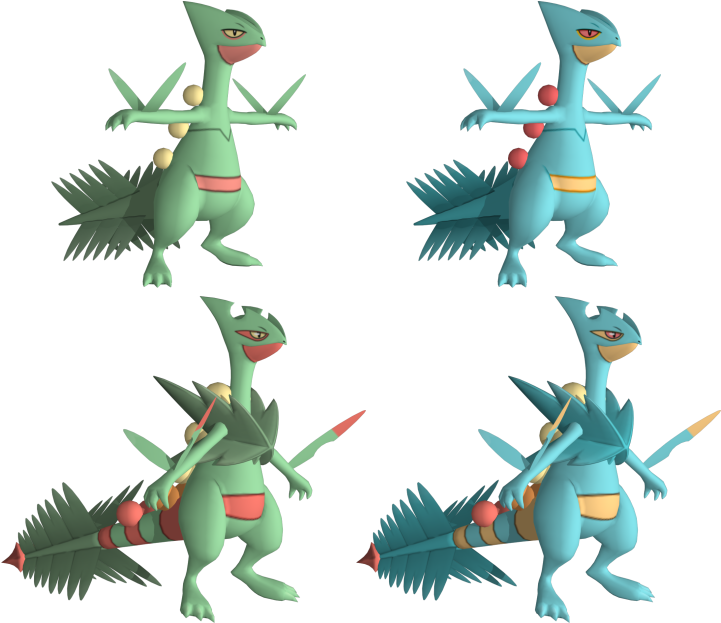 Download Zip Archive - Smash Bros Sceptile (750x650), Png Download