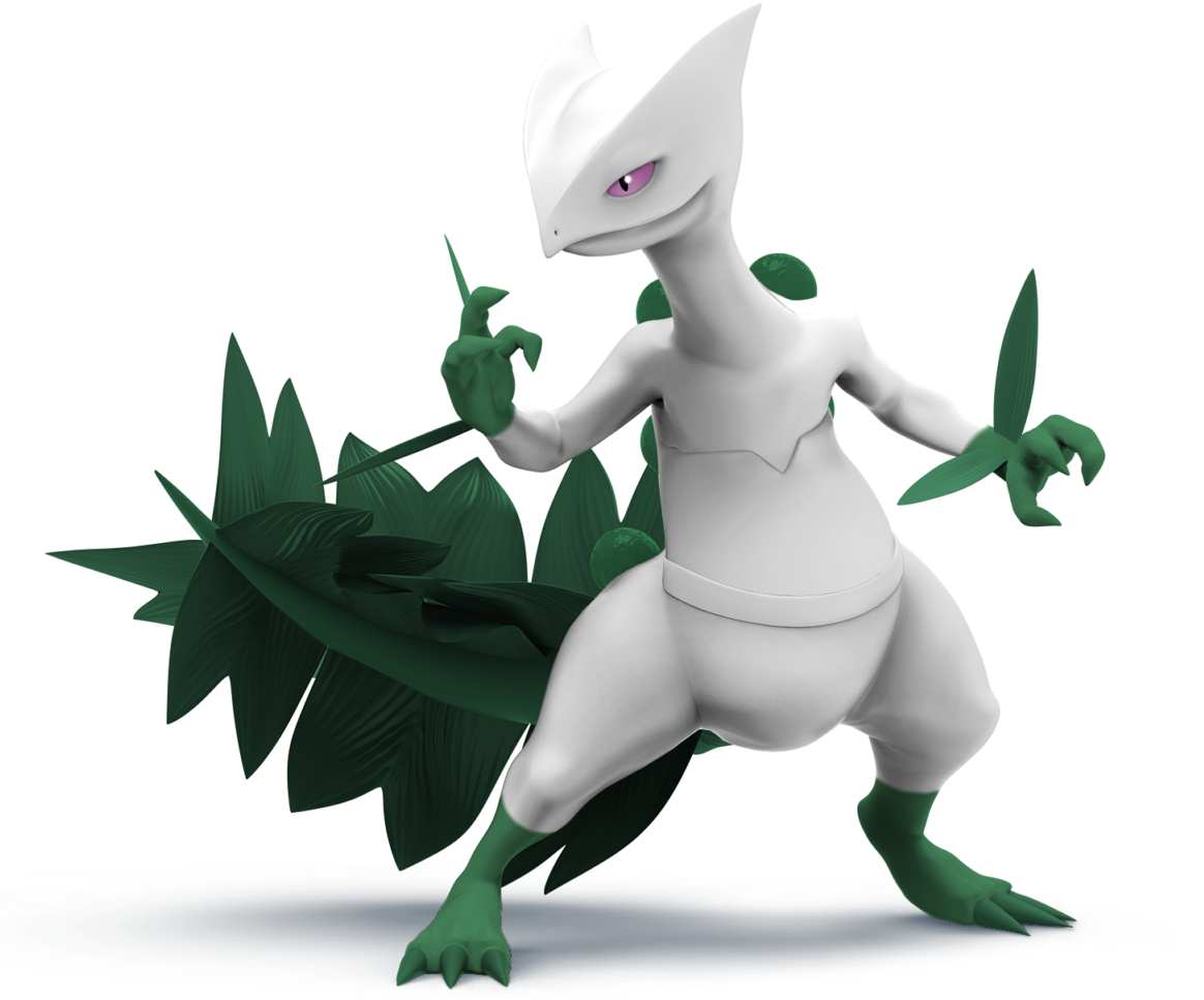 Ssb5 Sceptile Abomasnow Alt By Zanethedragon On Deviantart - Sceptile Smashified (1200x1201), Png Download