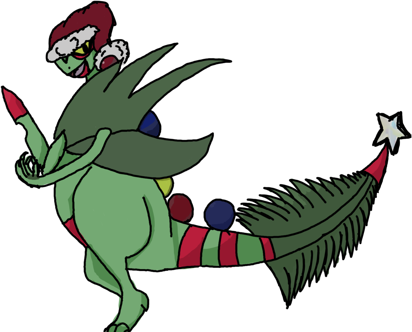 Sceptile - Cartoon (1920x1080), Png Download