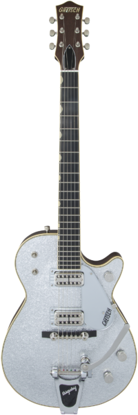 Gretsch G6129t-59 Vintage Select '59 Silver Jet With - Gretsch G6128t-59 Vs Silver Jet (800x600), Png Download