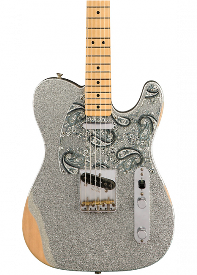 Fender Brad Paisley Road Worn Telecaster Electric Guitar - Fender Brad Paisley Road Worn Tele (800x554), Png Download