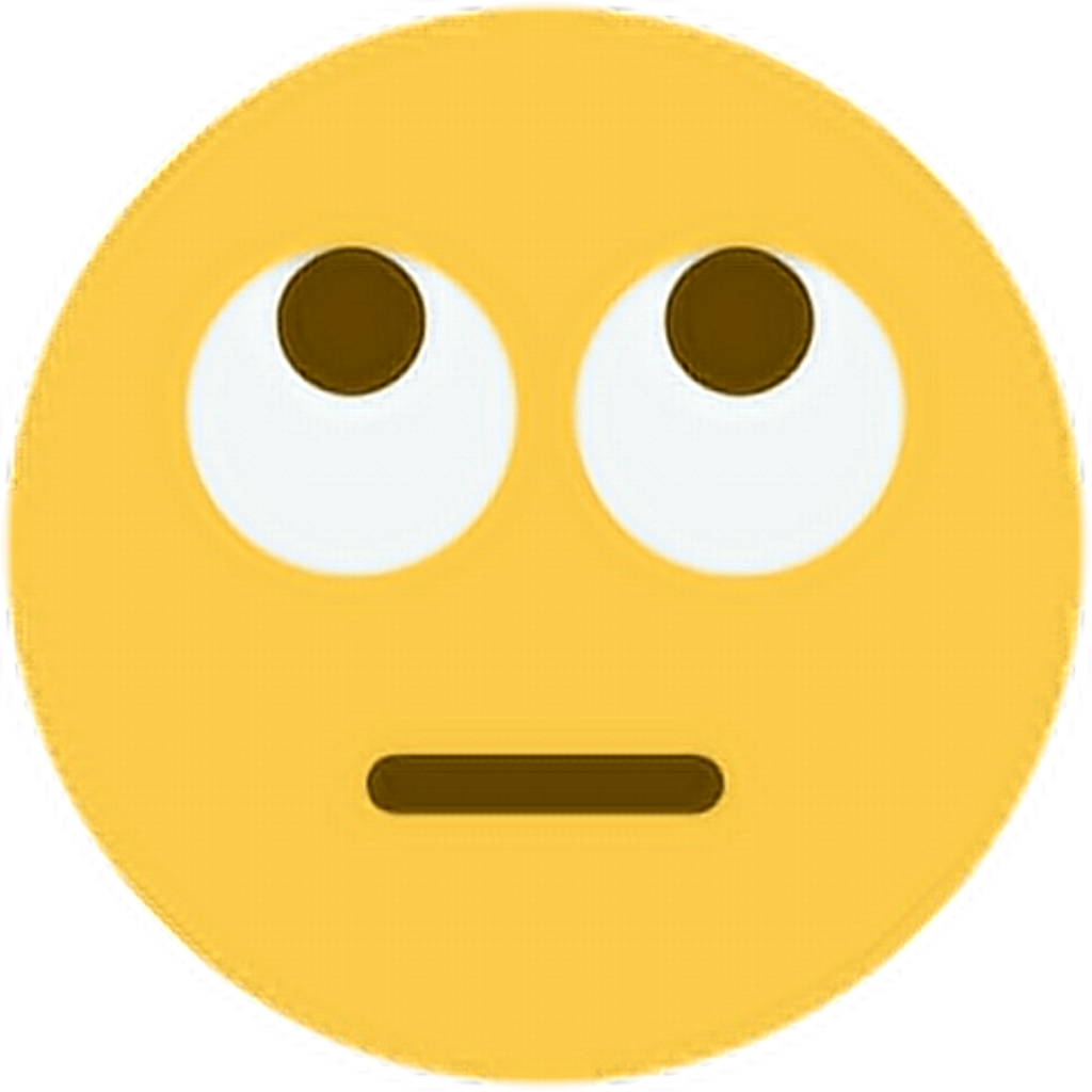 Download Rolleyes Stupid Think Eyeball Emoji Emoticon Face Expre Emoticon Ojos Para Arriba Png Image With No Background Pngkey Com