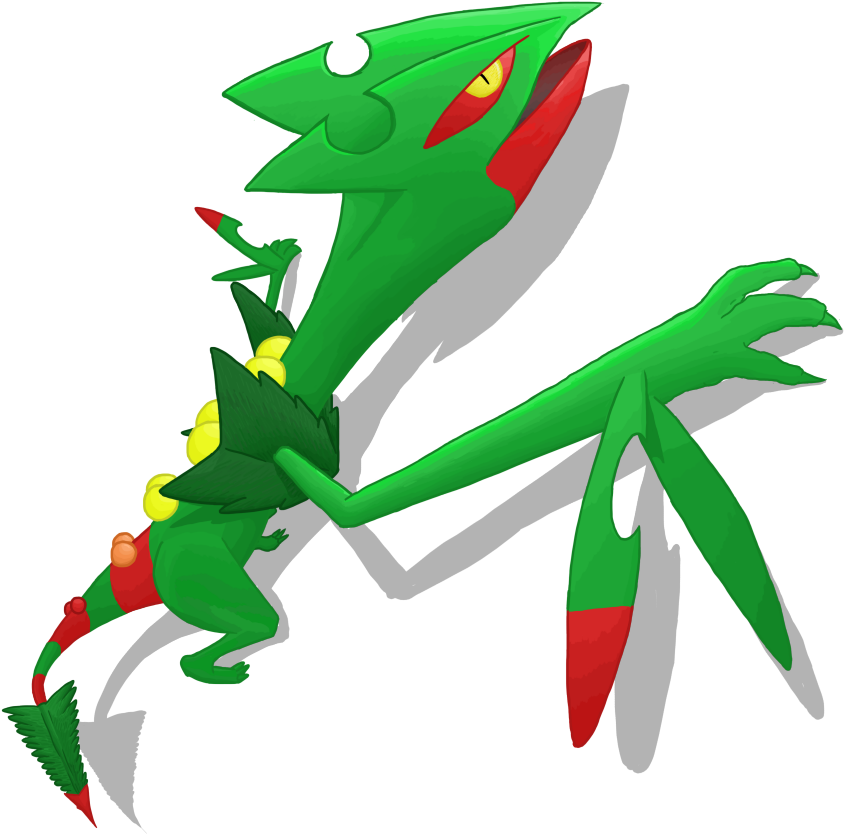 As Always, I Have A Background-less Version - Sceptile (1024x1024), Png Download
