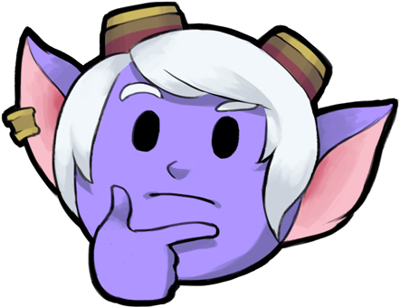 View Samegoogleiqdbsaucenao Thinking Trist , - League Of Legends Thinking Emoji (500x499), Png Download