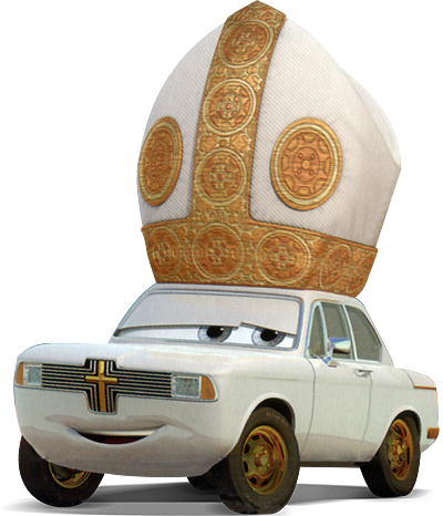 Pope Pinion Iv - Pope Car Cars 2 (400x466), Png Download