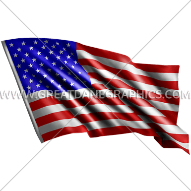 American Flag - Animated American Flag Png (385x385), Png Download