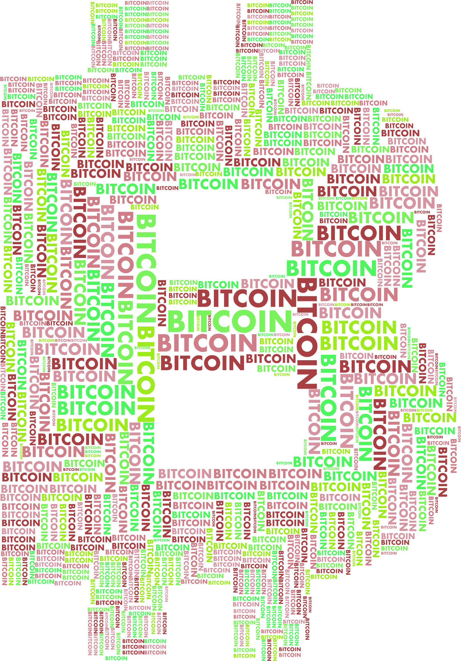 This Free Icons Png Design Of Bitcoin Logo Word Cloud (1616x2314), Png Download