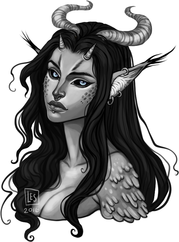 Pin By Trash - Creepy Drawings Female (675x810), Png Download
