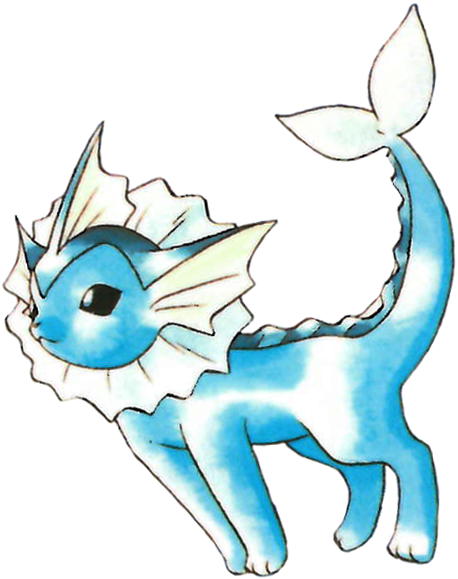 260kib, 458x579, 134vaporeon Rb - Pokémon That Does The Most Damage (458x579), Png Download