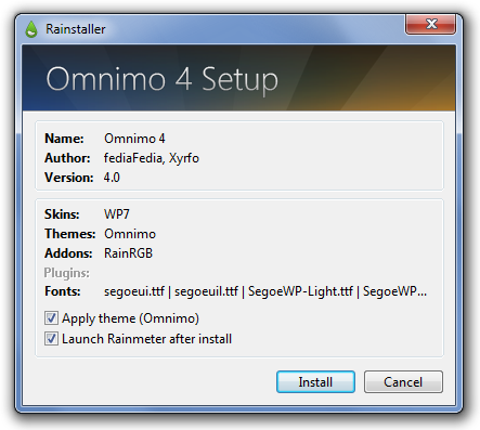 From The Welcome Screen Of The Wizard, Select Required - Rainmeter (443x397), Png Download
