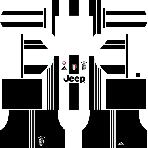Dream League Soccer Kits Juventus Fc 2016-2017 Url - Dream League Soccer 2018 Juventus Kit (490x490), Png Download