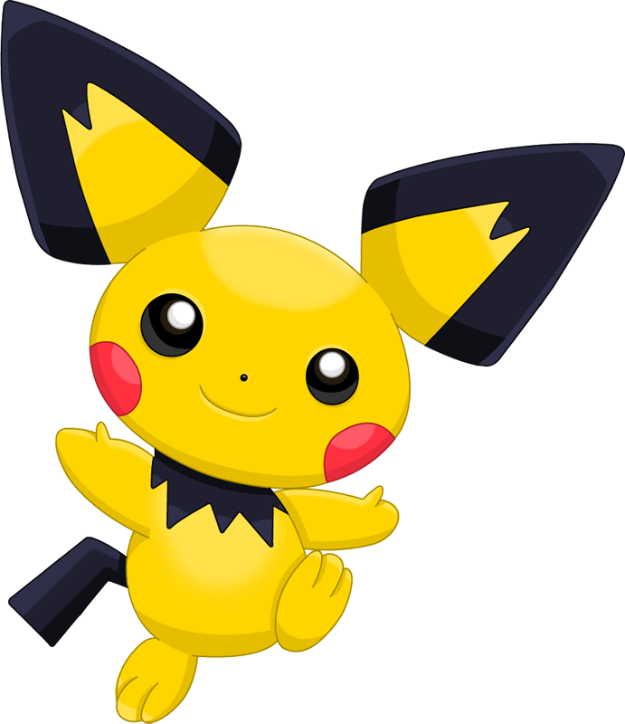 Pokemon Shiny Pichu Spikyeared Is A Fictional Character - Pichu Shiny (691x800), Png Download