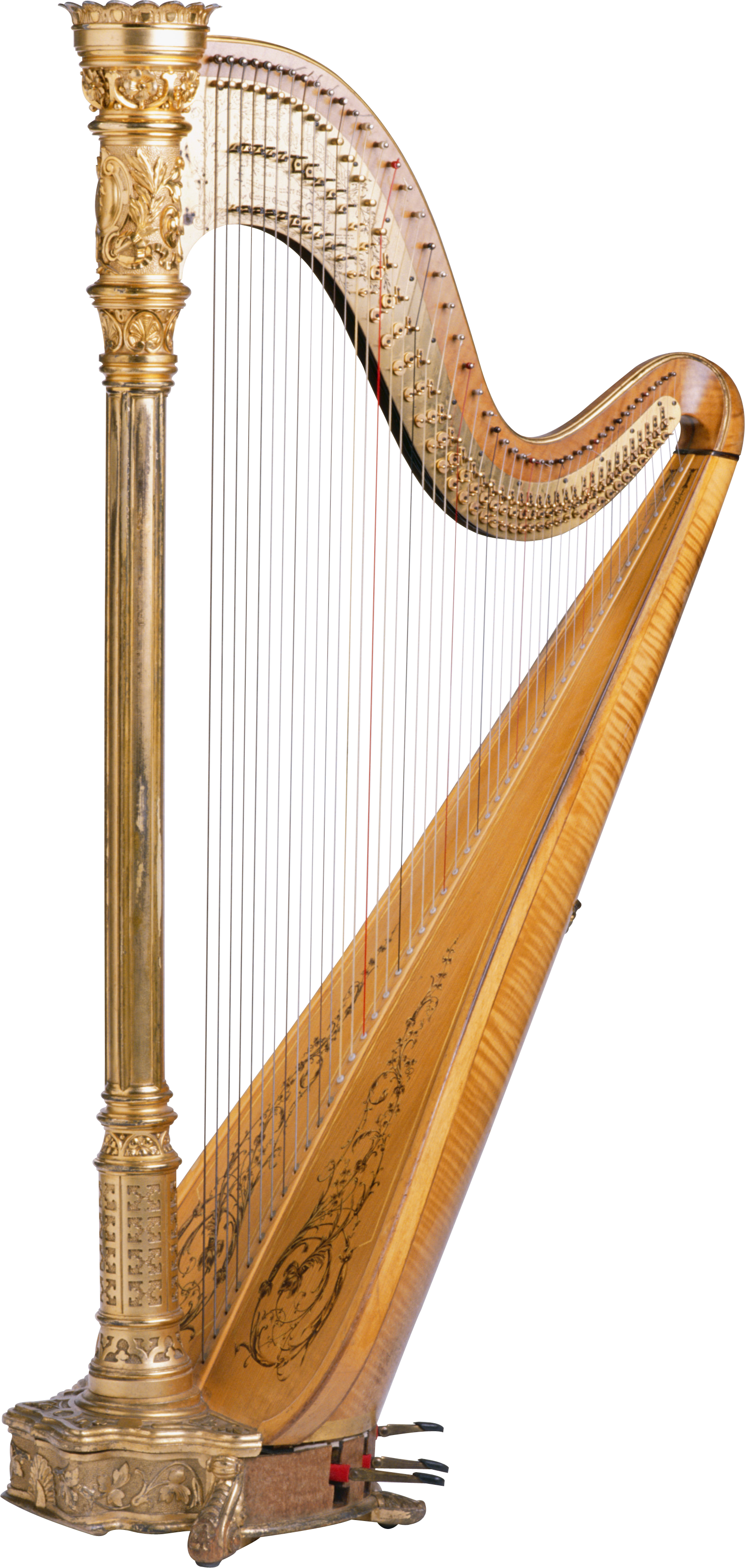Harp Transparent Background (1585x3336), Png Download