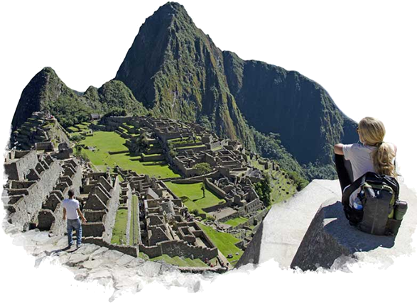 Machu Picchu Transparent Background - Machu Picchu (597x442), Png Download