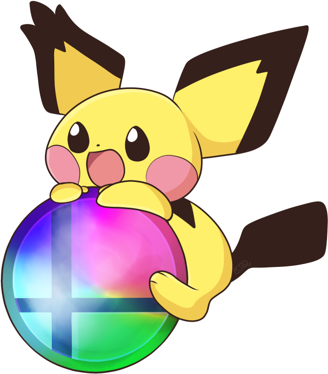 Commissioned A Pichu Emote For Discord For The Sake - Cartoon (819x819), Png Download