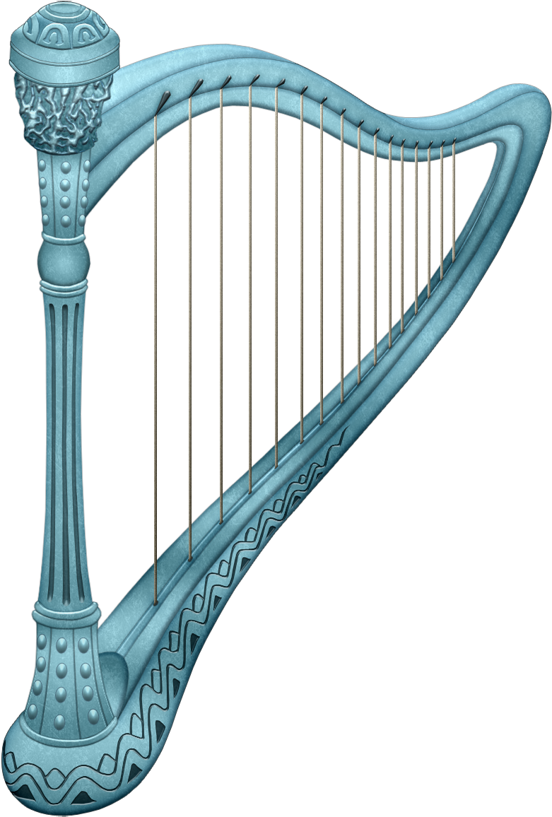 Harp Png Clipart (851x1203), Png Download