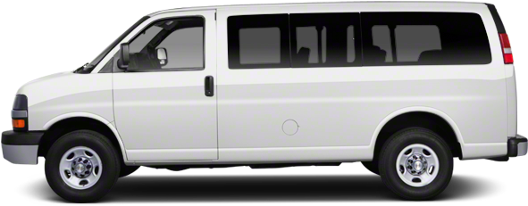 2013 Chevrolet Express Passenger - 2010 Chevrolet Express Cargo Van (640x480), Png Download