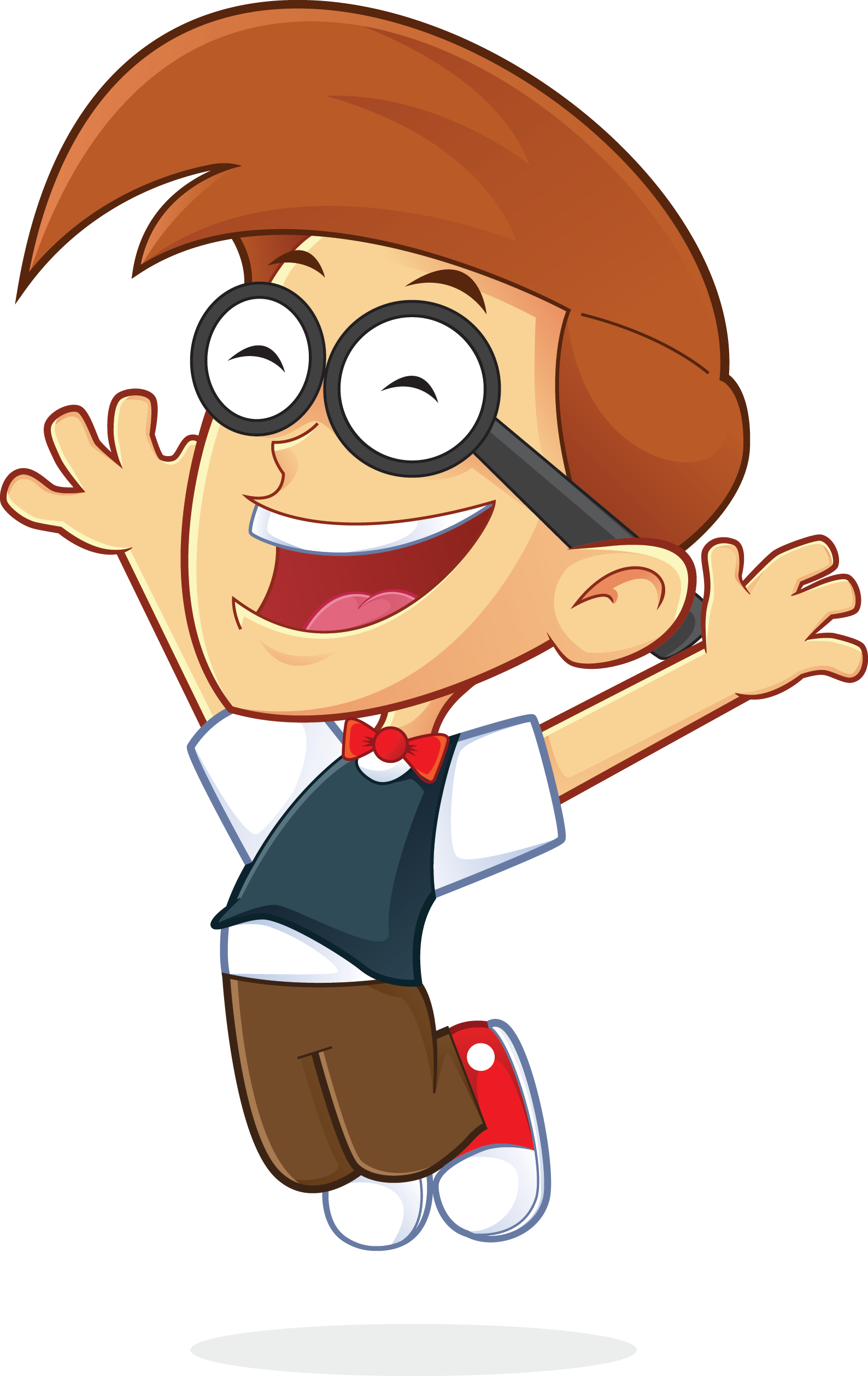 Picture Free Library Jump Collection Cartoon - Jumping Clip Art (1588x2516), Png Download