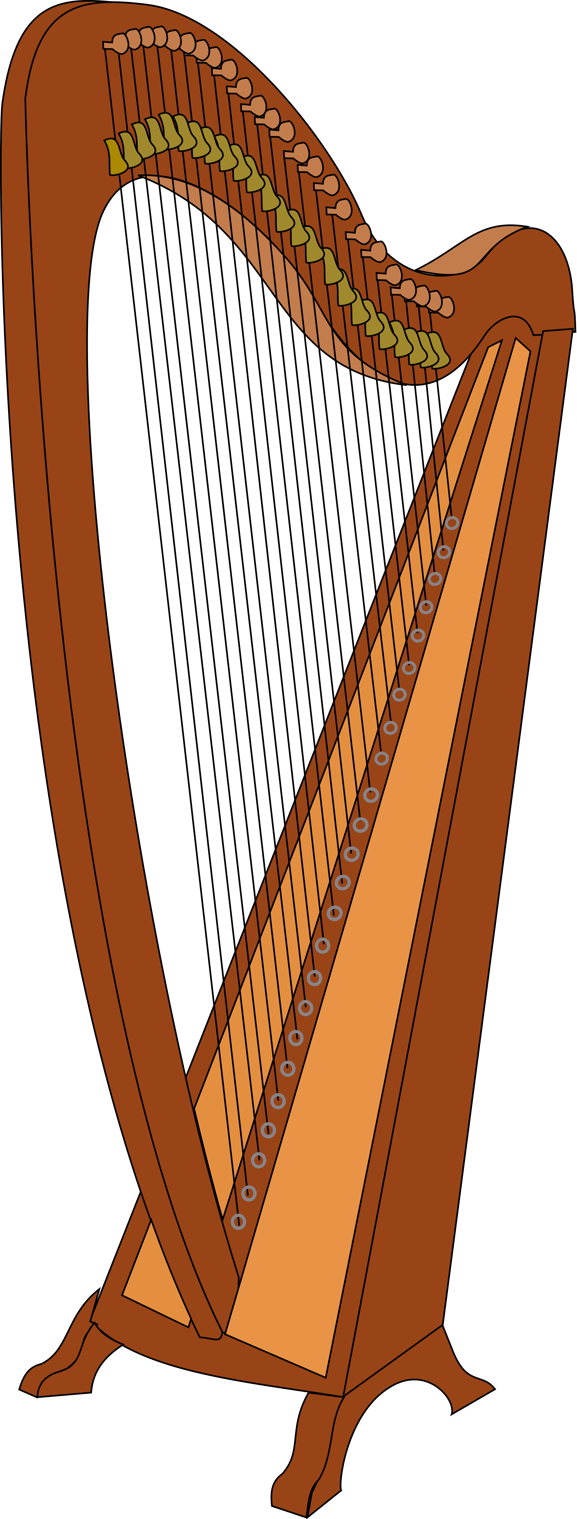 Harp Png (2000x5261), Png Download