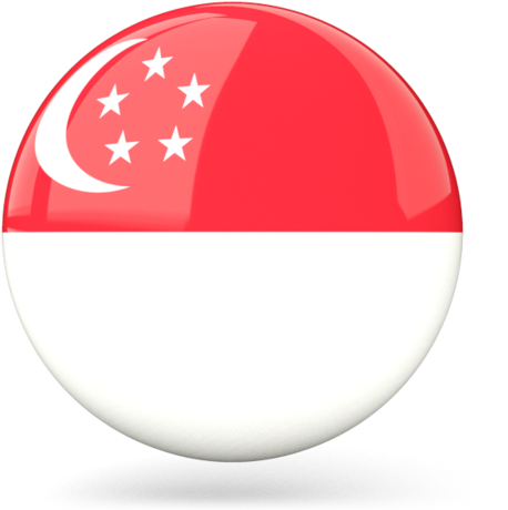 Illustration Of Flag Of Singapore - Indonesia Flag Round Icon (640x480), Png Download