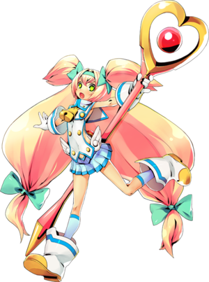 Platinum The Trinity - Blazblue Central Fiction Platinum (300x403), Png Download