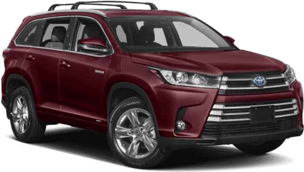 New 2019 Toyota Highlander Hybrd Hybrid Limited Platinum - 2018 Toyota Highlander Hybrid (640x480), Png Download