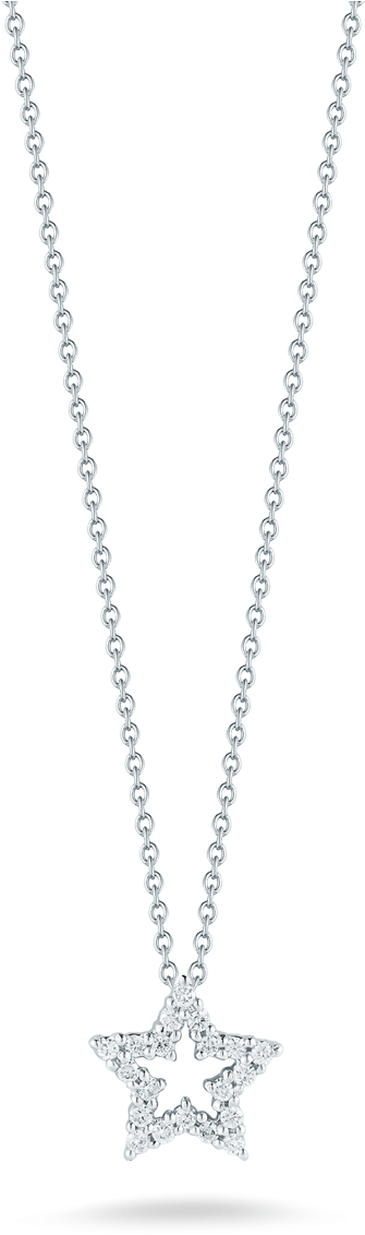 Roberto Coin 18kt Gold Star Pendant With Diamonds - Collane Con Ancora Da Uomo (1600x1600), Png Download