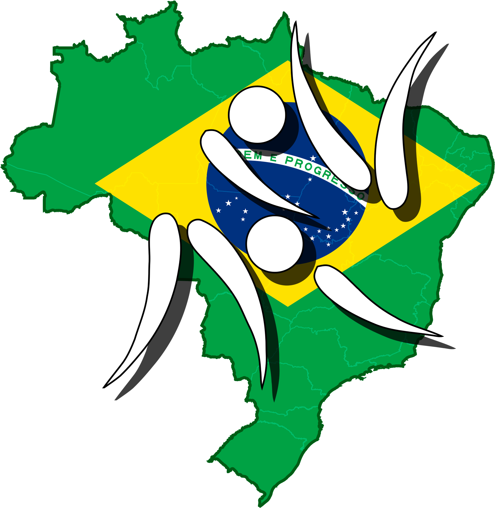 For Mobile Colin Parsons - Brazil Flag (2000x1762), Png Download