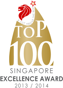 Awarded Singapore - Top 100 Singapore Excellence Award (400x316), Png Download