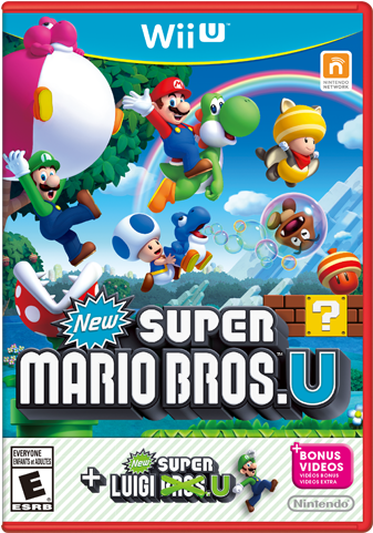 New Super Mario Bros - New Super Mario Bros U New Super Luigi U (640x480), Png Download