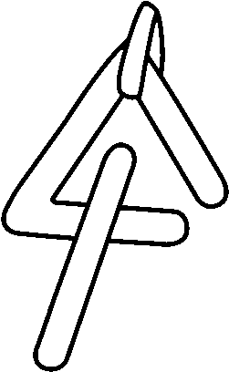 Dibujo De Instrumento Triangulo Para Colorear - Triangulo Instrumento Para Dibujar (600x470), Png Download