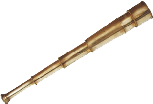 Brass Medium Conical Telescope (451x370), Png Download