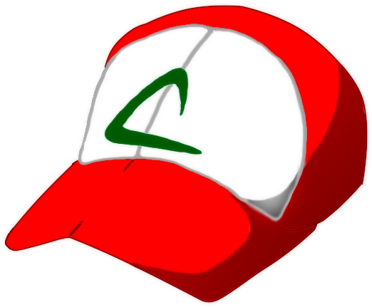 Get That ************* Hat - Pokemon Trainer Hat Png (612x480), Png Download