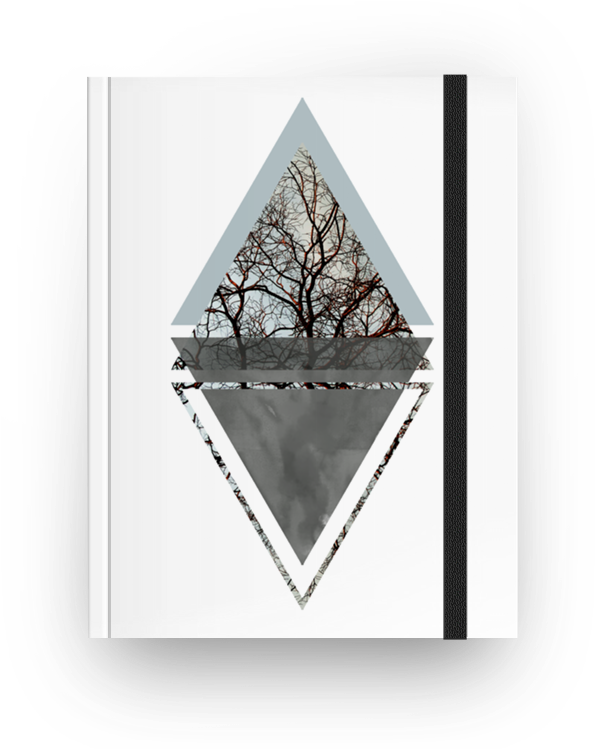 Caderno Branches De Lorena Valimna - Triangle (800x800), Png Download