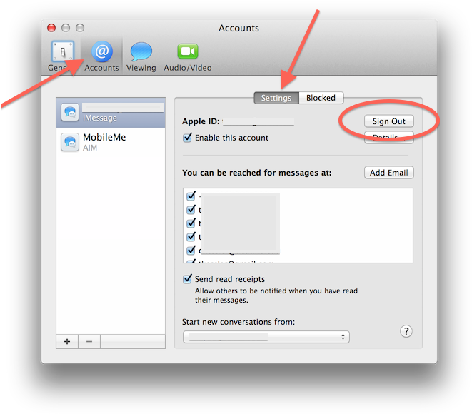 Logging Out And Back Into Icloud In Messages - Imessage (668x595), Png Download