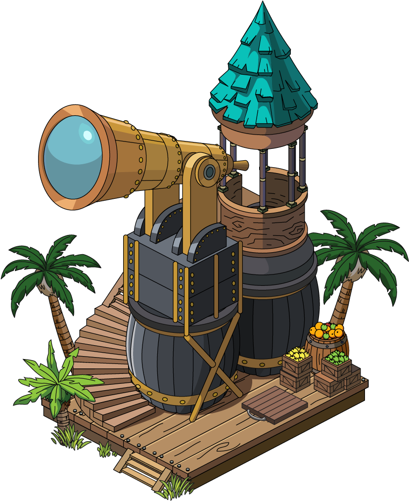 Fg Decoration Telescope - Illustration (897x1107), Png Download