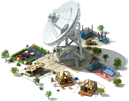 Radio Telescope L3 - Radio Telescope Png (506x404), Png Download