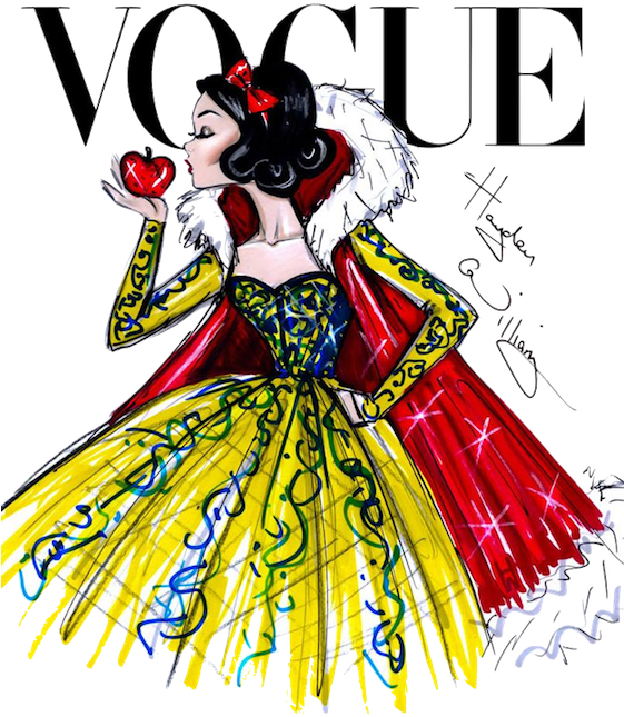 Art Mine Tangled Disney Rapunzel The Little Mermaid - Disney Princess Snow White Vogue Sweatshirt (560x656), Png Download