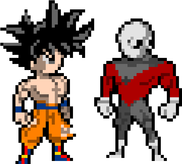 Goku Vs Jiren - Jiren Pixel Art Png (860x760), Png Download
