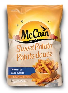 Mccain Superfries Sweet Potato Plank Cut Fries (460x400), Png Download