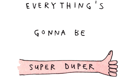 Banner Transparent Library Love Tumblr Depressed Quotes - Everythings Gonna Be Super Duper (470x661), Png Download