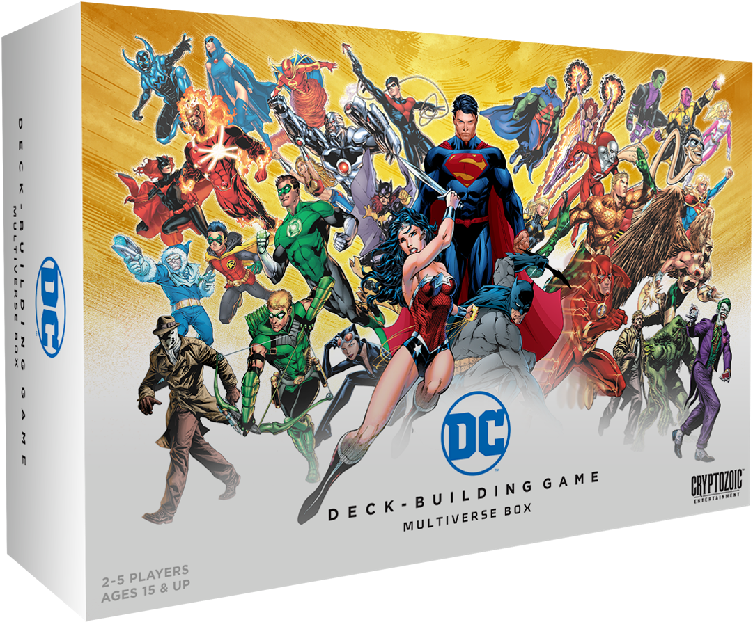 Dc Comics Deck Building Game - Dc Comics Deck Building Game Multiverse Box (1203x968), Png Download