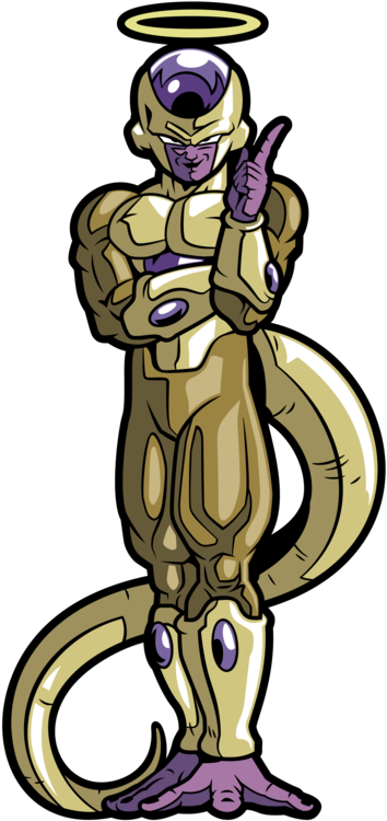 Golden Frieza - Frieza (585x1024), Png Download