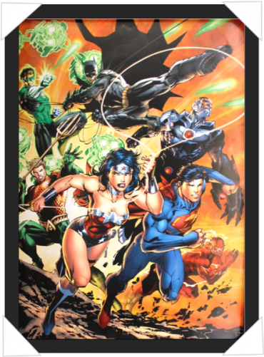 #203 - Justice League By Jim Lee (500x500), Png Download