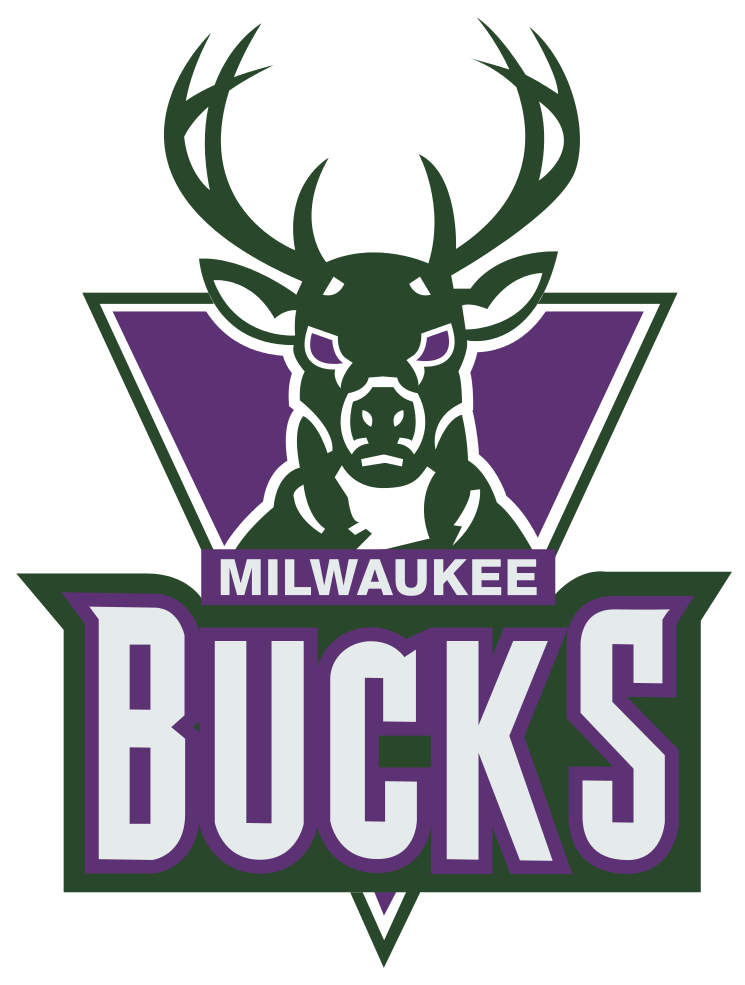 Milwaukee Bucks 1993-2006 - 1996 Milwaukee Bucks Logo (782x1024), Png Download