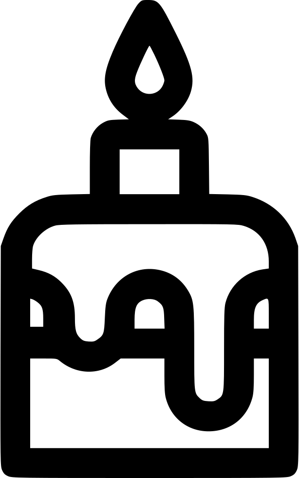 Png File - Birthday Line Icon Png (614x980), Png Download